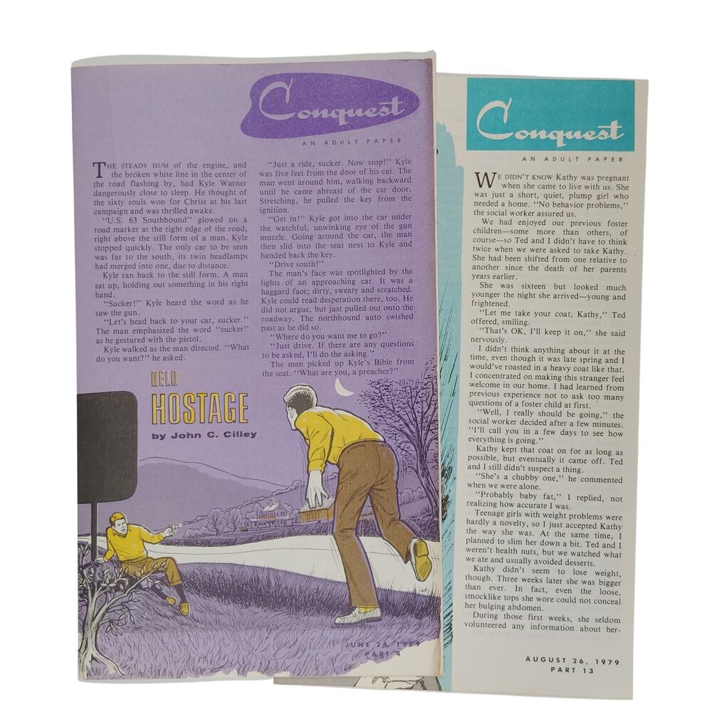 Conquest Summer 1979, 9 of 13-Part Weekly Christian Publication, 36 Pg
